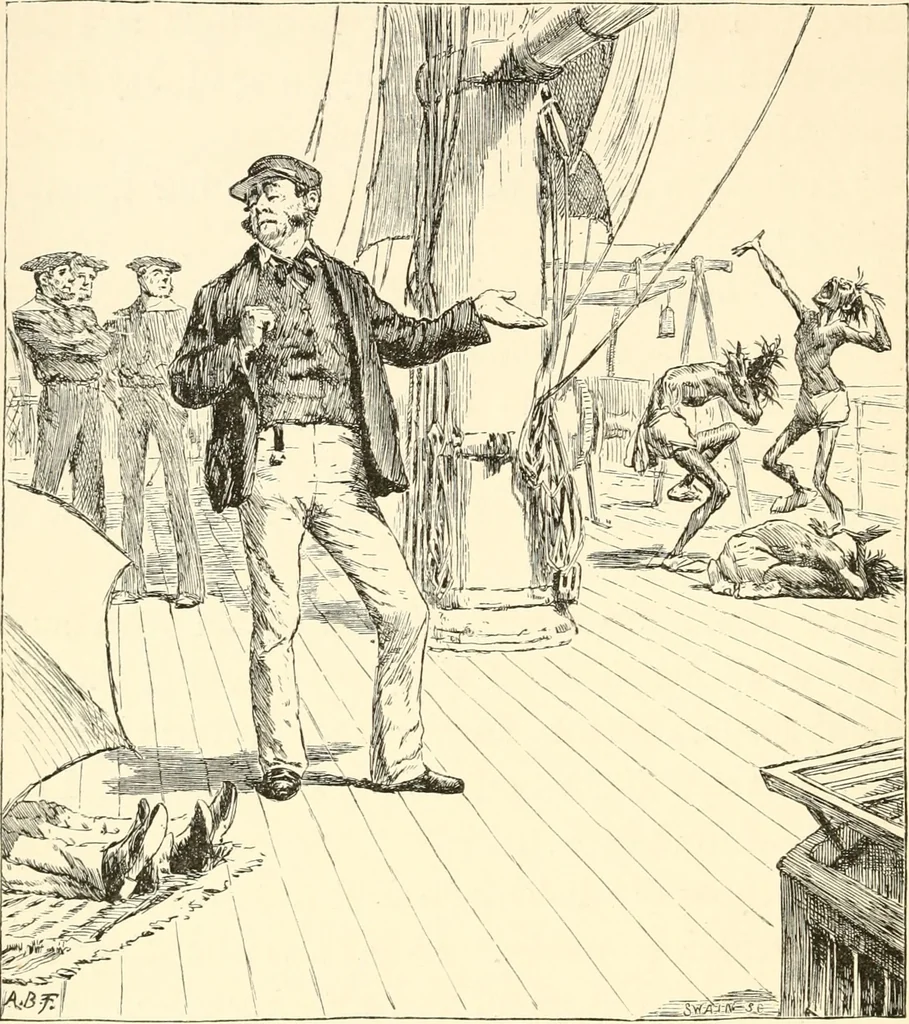 An illustration from A tangled tale, 1885, leaf 43