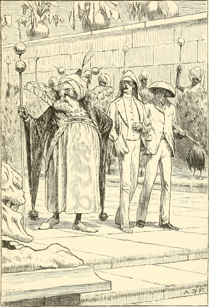 An illustration from A tangled tale, 1885, leaf 54