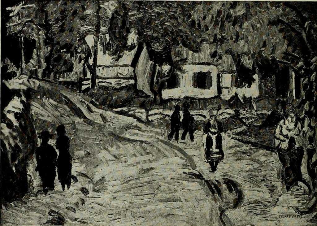 An illustration from 1689-1921 : First retrospective exhibition of American art ;under the direction of Mrs. Albert Sterner, inaugurating the Junior Art Patrons of America : May 7 to 21, 1921, Fine Arts Building ..., 1921, leaf 43