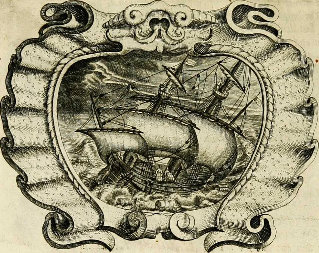 An illustration from Af-beeldinghe van d'eerste eeuwe der Societeyt Iesu: voor ooghen ghestelt door de Duyts-Nederlantsche provincie der seluer societeyt, 1640, leaf 102