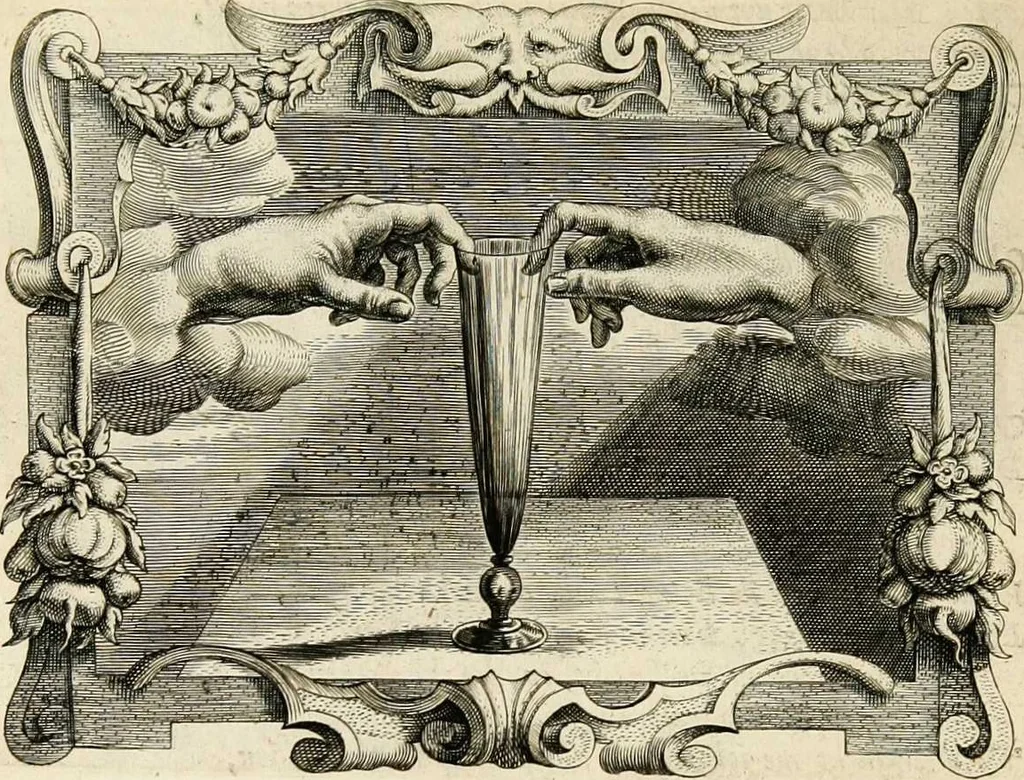 An illustration from Af-beeldinghe van d'eerste eeuwe der Societeyt Iesu: voor ooghen ghestelt door de Duyts-Nederlantsche provincie der seluer societeyt, 1640, leaf 144