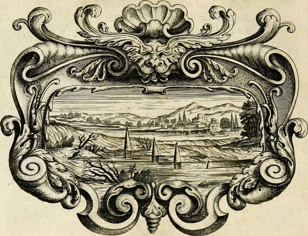 An illustration from Af-beeldinghe van d'eerste eeuwe der Societeyt Iesu: voor ooghen ghestelt door de Duyts-Nederlantsche provincie der seluer societeyt, 1640, leaf 150