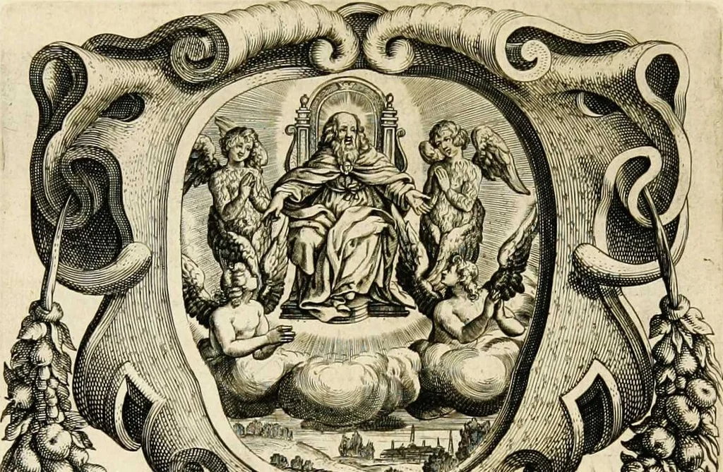 An illustration from Af-beeldinghe van d'eerste eeuwe der Societeyt Iesu: voor ooghen ghestelt door de Duyts-Nederlantsche provincie der seluer societeyt, 1640, leaf 214