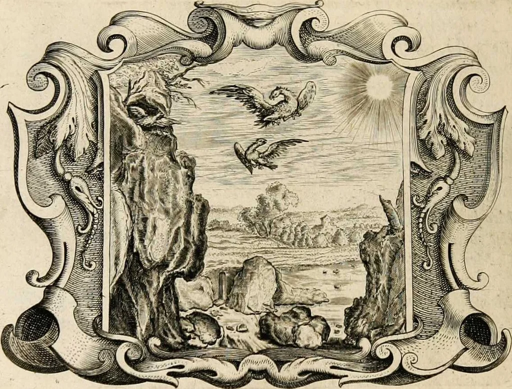 An illustration from Af-beeldinghe van d'eerste eeuwe der Societeyt Iesu: voor ooghen ghestelt door de Duyts-Nederlantsche provincie der seluer societeyt, 1640, leaf 302