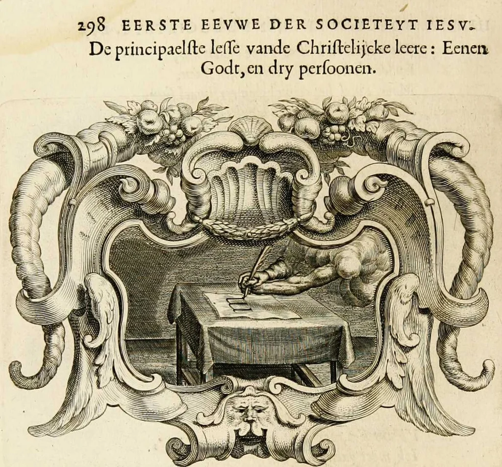 An illustration from Af-beeldinghe van d'eerste eeuwe der Societeyt Iesu: voor ooghen ghestelt door de Duyts-Nederlantsche provincie der seluer societeyt, 1640, leaf 310