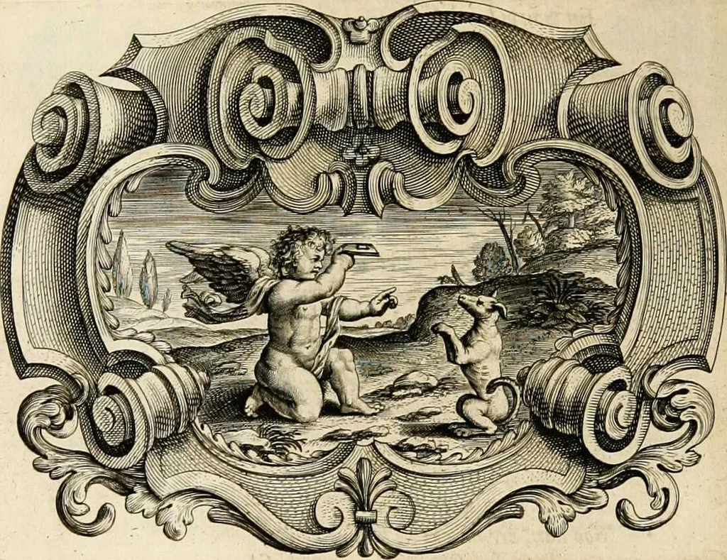 An illustration from Af-beeldinghe van d'eerste eeuwe der Societeyt Iesu: voor ooghen ghestelt door de Duyts-Nederlantsche provincie der seluer societeyt, 1640, leaf 316
