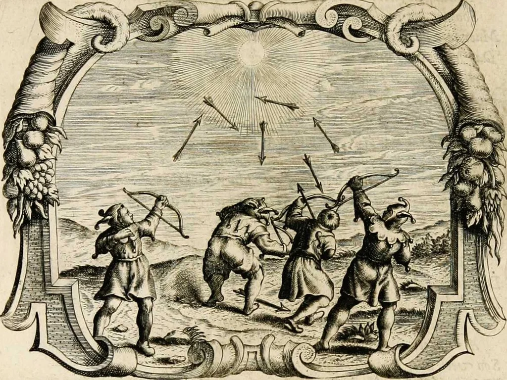 An illustration from Af-beeldinghe van d'eerste eeuwe der Societeyt Iesu: voor ooghen ghestelt door de Duyts-Nederlantsche provincie der seluer societeyt, 1640, leaf 400