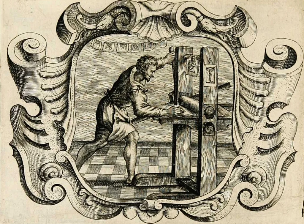 An illustration from Af-beeldinghe van d'eerste eeuwe der Societeyt Iesu: voor ooghen ghestelt door de Duyts-Nederlantsche provincie der seluer societeyt, 1640, leaf 410