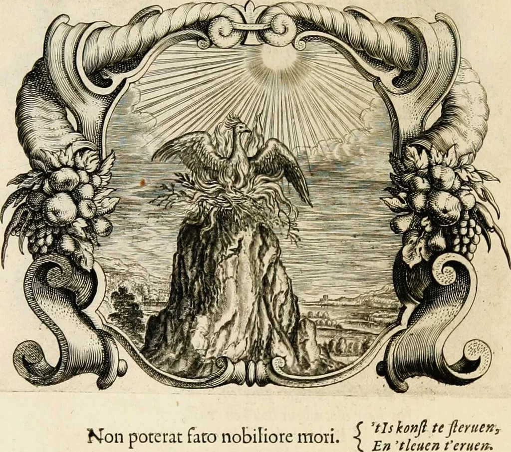 An illustration from Af-beeldinghe van d'eerste eeuwe der Societeyt Iesu: voor ooghen ghestelt door de Duyts-Nederlantsche provincie der seluer societeyt, 1640, leaf 422