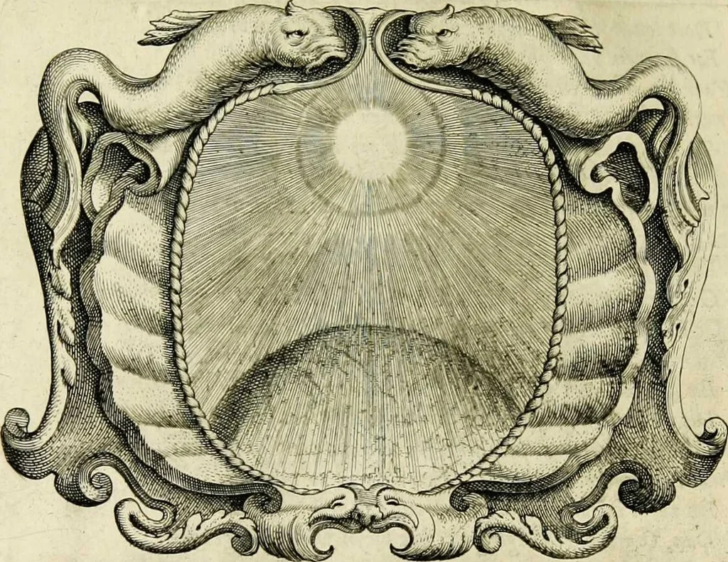 An illustration from Af-beeldinghe van d'eerste eeuwe der Societeyt Iesu: voor ooghen ghestelt door de Duyts-Nederlantsche provincie der seluer societeyt, 1640, leaf 44