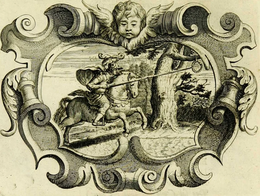 An illustration from Af-beeldinghe van d'eerste eeuwe der Societeyt Iesu: voor ooghen ghestelt door de Duyts-Nederlantsche provincie der seluer societeyt, 1640, leaf 52