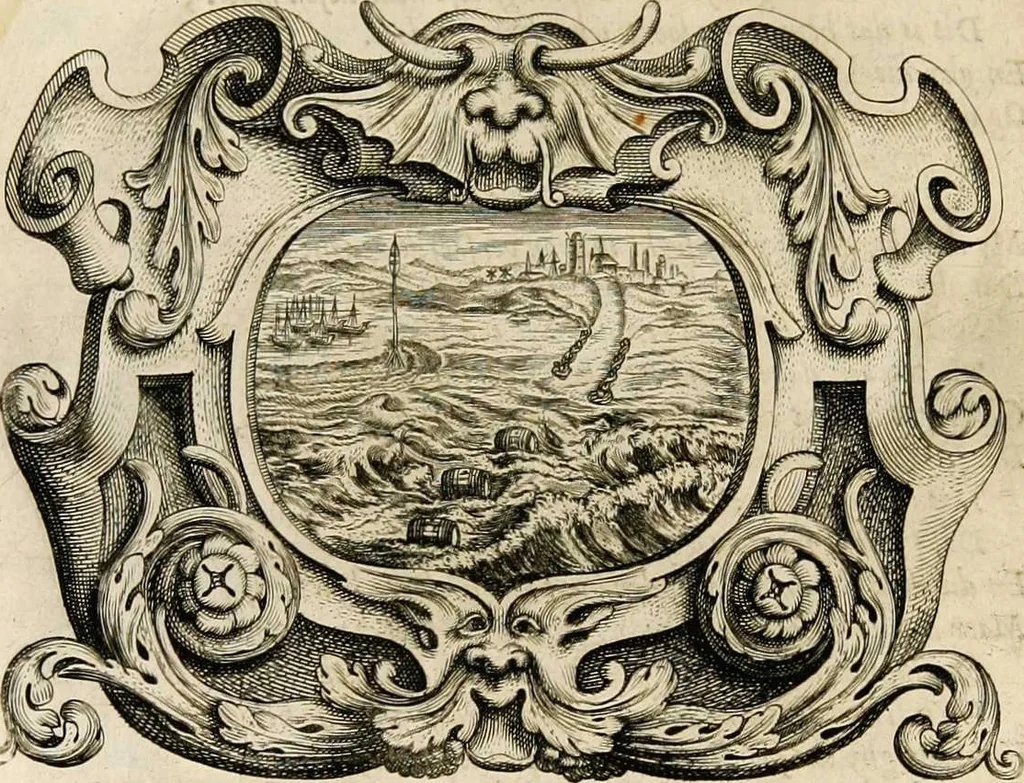 An illustration from Af-beeldinghe van d'eerste eeuwe der Societeyt Iesu: voor ooghen ghestelt door de Duyts-Nederlantsche provincie der seluer societeyt, 1640, leaf 706