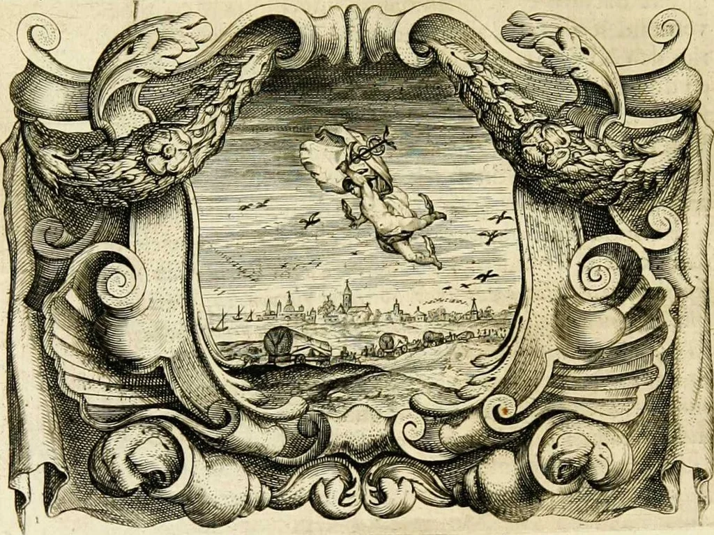 An illustration from Af-beeldinghe van d'eerste eeuwe der Societeyt Iesu: voor ooghen ghestelt door de Duyts-Nederlantsche provincie der seluer societeyt, 1640, leaf 98