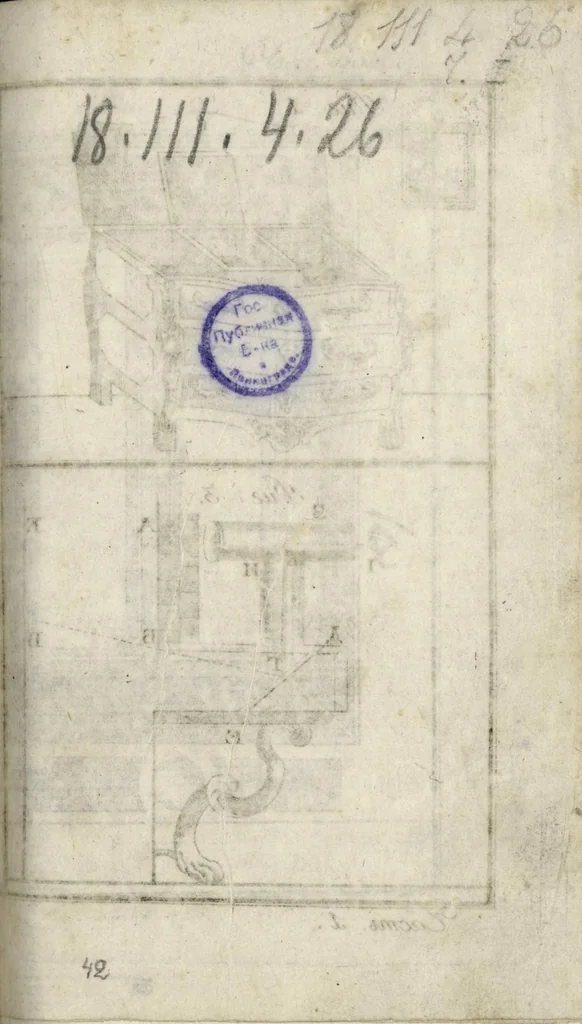An illustration from 1745. Uveselitel'noe volshebstvo, ili Otkrytie chudesnykh i udivitel'nykh tainstvennykh opytov..., 1791, leaf 86