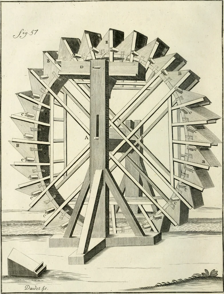 An illustration from Recueil d'ouvrages curieux de mathematique et de mecanique; ou, Description du cabinet de monsieur Grollier de Serviere. Avec près de 100 planches en taille-douce, 1751, leaf 133