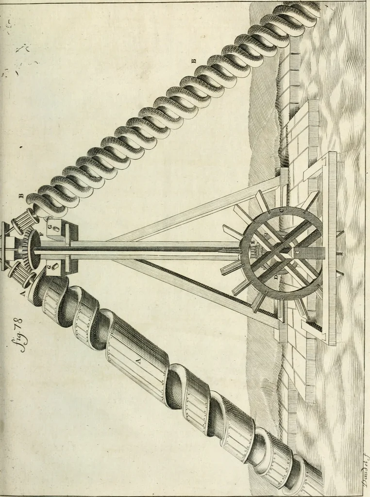 An illustration from Recueil d'ouvrages curieux de mathematique et de mecanique; ou, Description du cabinet de monsieur Grollier de Serviere. Avec près de 100 planches en taille-douce, 1751, leaf 206