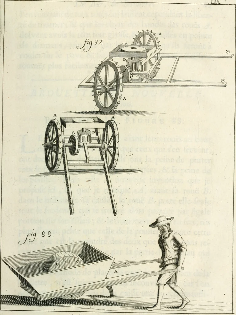 An illustration from Recueil d'ouvrages curieux de mathematique et de mecanique; ou, Description du cabinet de monsieur Grollier de Serviere. Avec près de 100 planches en taille-douce, 1751, leaf 234