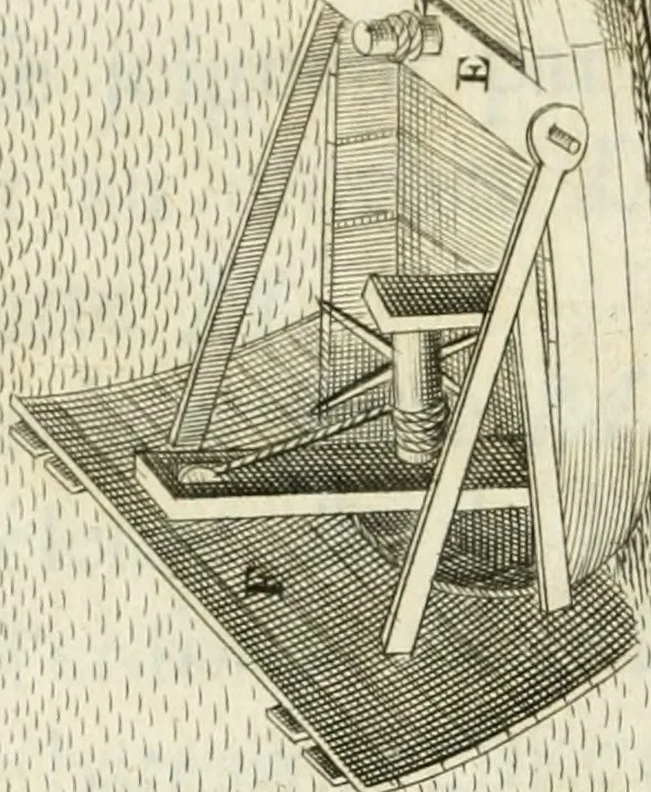 An illustration from Recueil d'ouvrages curieux de mathematique et de mecanique; ou, Description du cabinet de monsieur Grollier de Serviere. Avec près de 100 planches en taille-douce, 1751, leaf 247