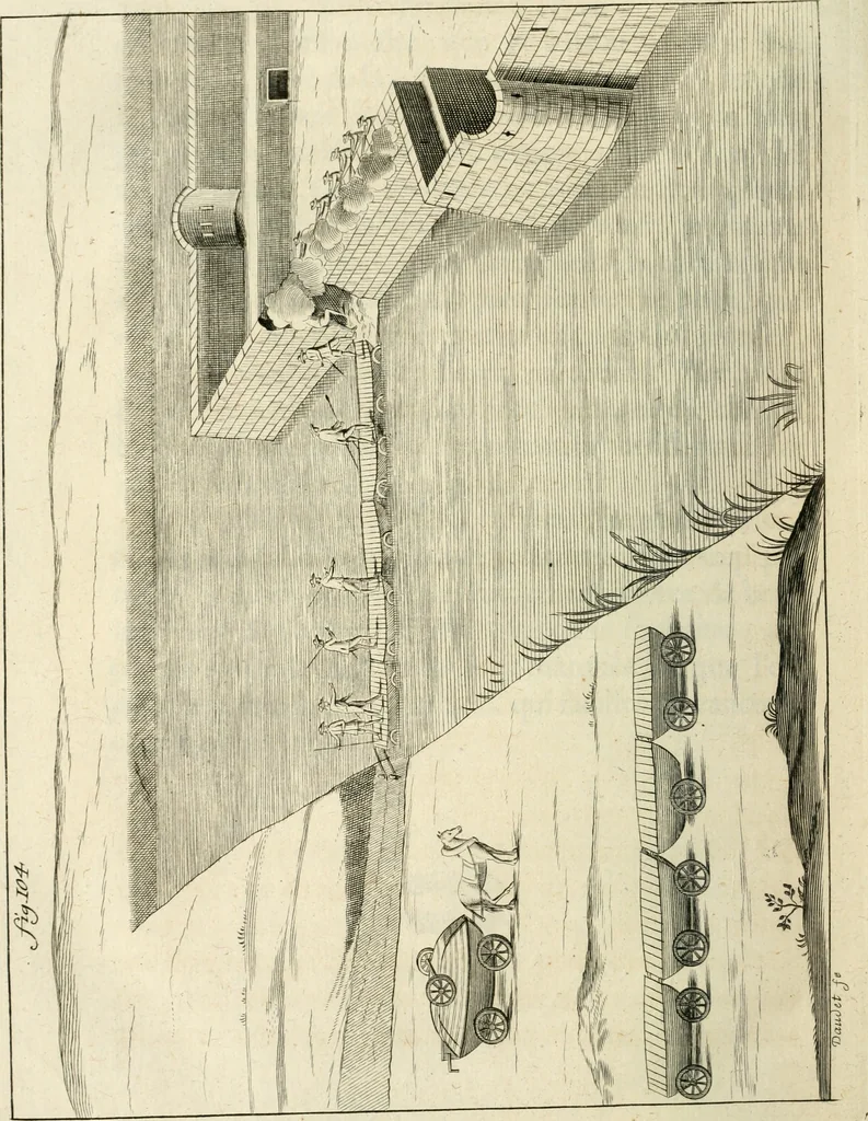An illustration from Recueil d'ouvrages curieux de mathematique et de mecanique; ou, Description du cabinet de monsieur Grollier de Serviere. Avec près de 100 planches en taille-douce, 1751, leaf 273