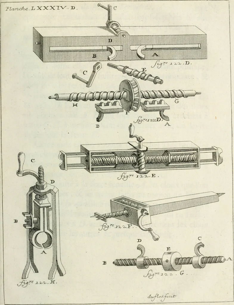 An illustration from Recueil d'ouvrages curieux de mathematique et de mecanique; ou, Description du cabinet de monsieur Grollier de Serviere. Avec près de 100 planches en taille-douce, 1751, leaf 348
