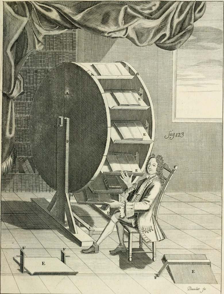 An illustration from Recueil d'ouvrages curieux de mathematique et de mecanique; ou, Description du cabinet de monsieur Grollier de Serviere. Avec près de 100 planches en taille-douce, 1751, leaf 352