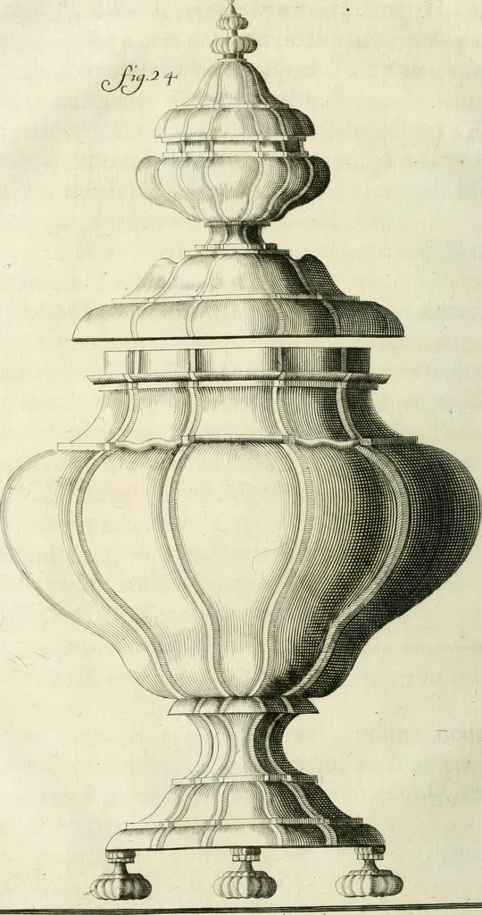 An illustration from Recueil d'ouvrages curieux de mathematique et de mecanique; ou, Description du cabinet de monsieur Grollier de Serviere. Avec près de 100 planches en taille-douce, 1751, leaf 51