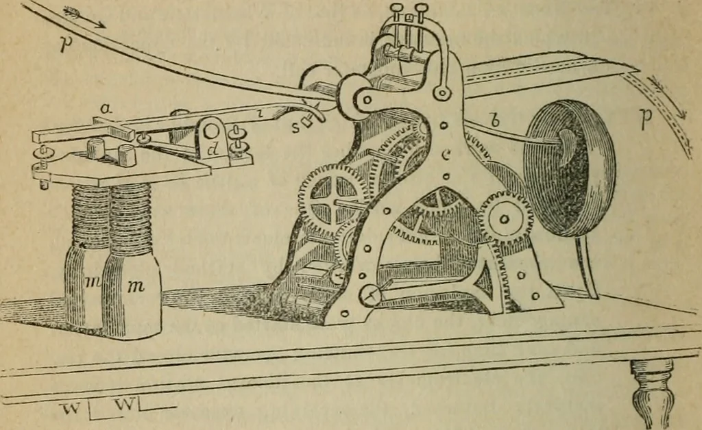 An illustration from Natural philosophy. being a hand-book of chemical physics, or, The physics of heat, light and electricity, 1869, leaf 221