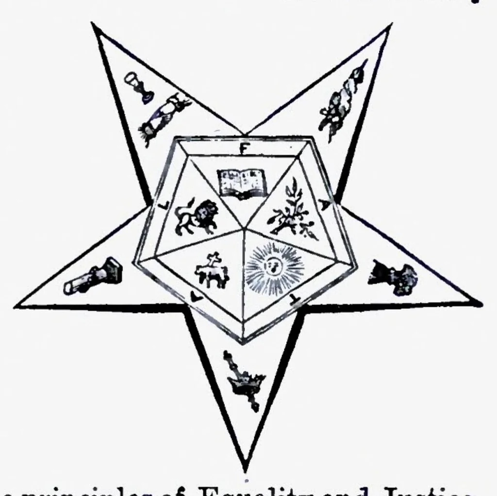 An illustration from General History, Cyclopedia And Dictionary Of Freemasonry, 1872, leaf 119