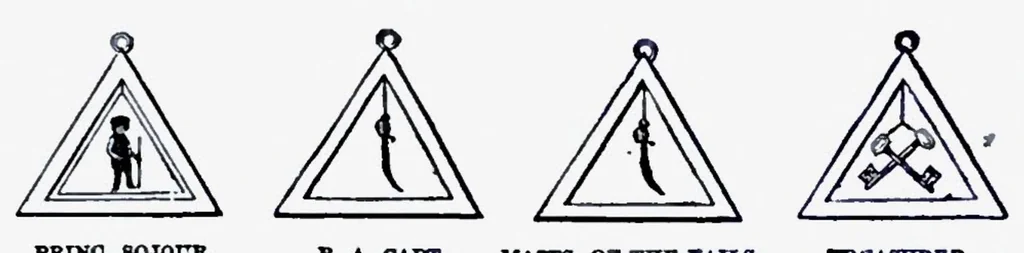 An illustration from General History, Cyclopedia And Dictionary Of Freemasonry, 1872, leaf 177