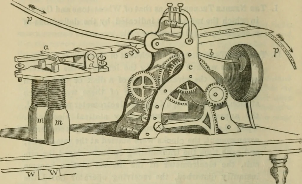 An illustration from Natural philosophy. being a hand-book of chemical physics, or, The physics of heat, light and electricity, 1872, leaf 221