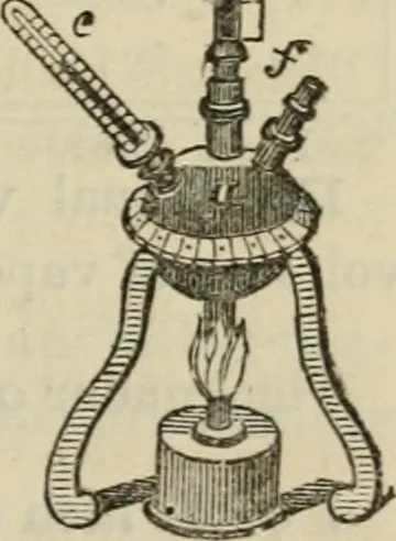 An illustration from Natural philosophy. being a hand-book of chemical physics, or, The physics of heat, light and electricity, 1872, leaf 58