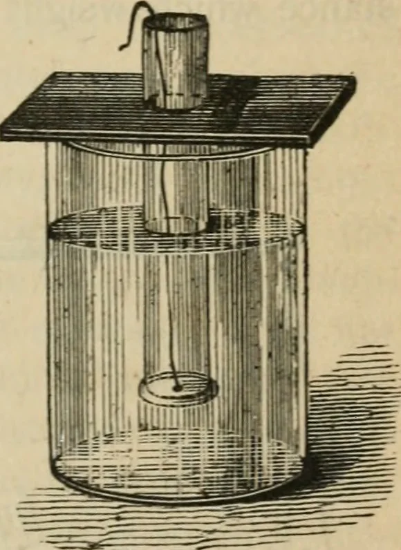 An illustration from Physics, 1875, leaf 36