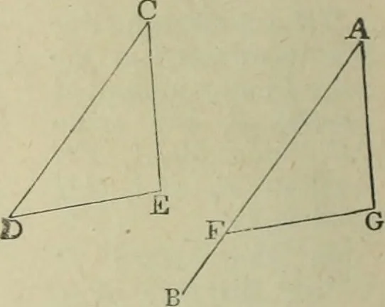 An illustration from The elements of Euclid for the use of schools and colleges : books I., II., III., 1876, leaf 31