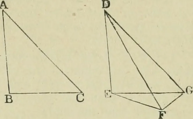 An illustration from The elements of Euclid for the use of schools and colleges : books I., II., III., 1876, leaf 32