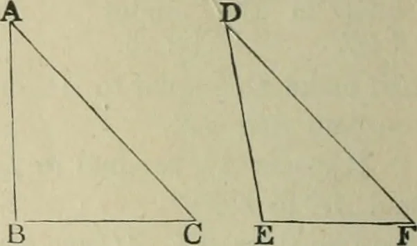 An illustration from The elements of Euclid for the use of schools and colleges : books I., II., III., 1876, leaf 33