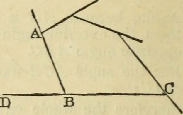 An illustration from The elements of Euclid for the use of schools and colleges : comprising the first two books and portions of the eleventh and twelfth books; with notes and exercises, 1880, leaf 41