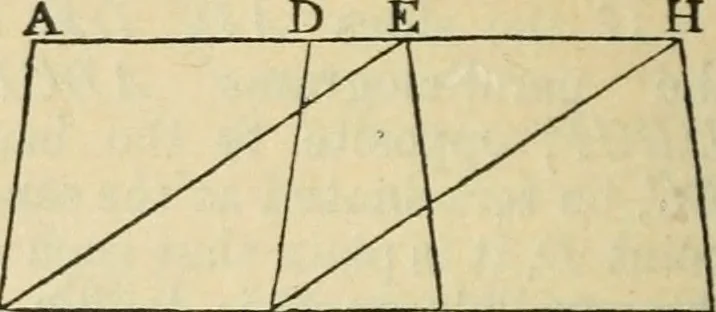 An illustration from The elements of Euclid for the use of schools and colleges : comprising the first two books and portions of the eleventh and twelfth books; with notes and exercises, 1880, leaf 45