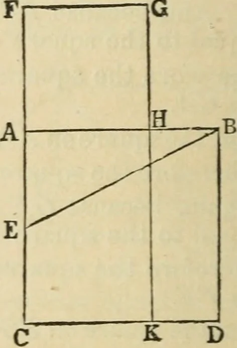An illustration from The elements of Euclid for the use of schools and colleges : comprising the first two books and portions of the eleventh and twelfth books; with notes and exercises, 1880, leaf 71