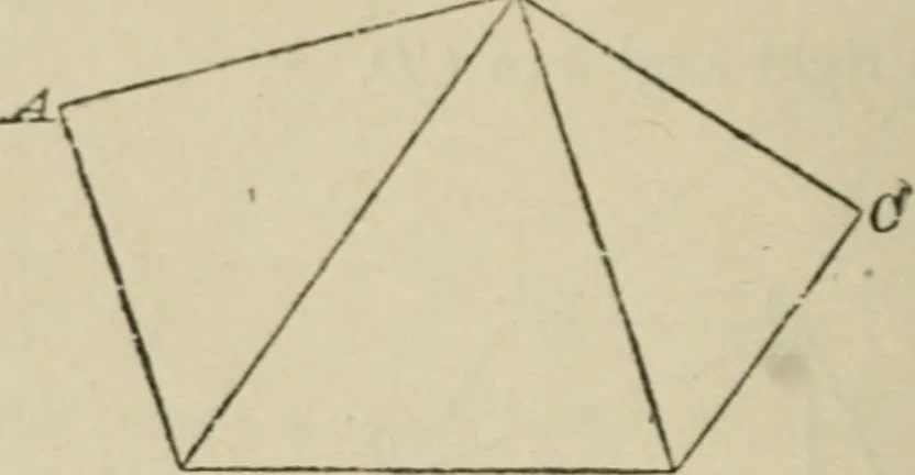 An illustration from Elements of geometry, containing books I and II with exercises and notes, 1882, leaf 107