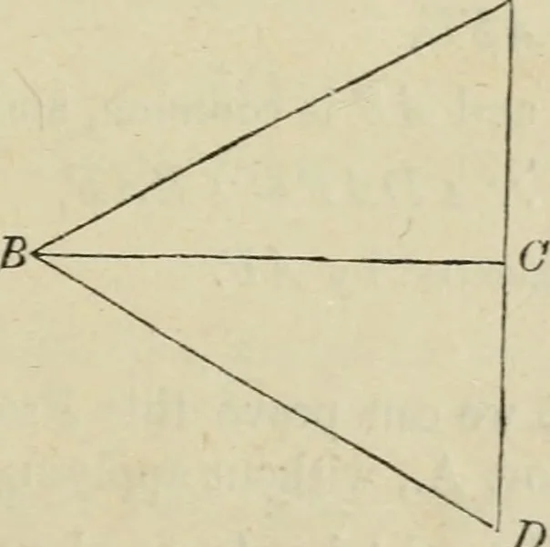An illustration from Elements of geometry, containing books I and II with exercises and notes, 1882, leaf 26
