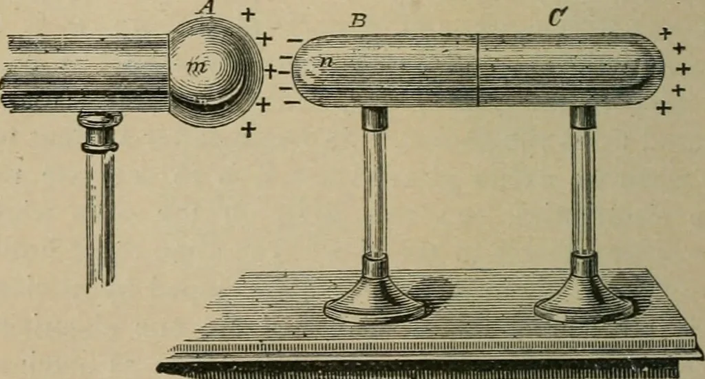 An illustration from Physics, 1881, leaf 121