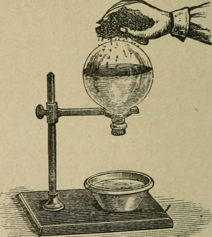 An illustration from Physics, 1881, leaf 91
