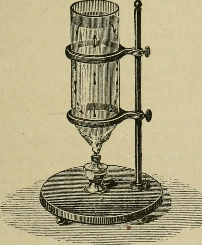 An illustration from Physics, 1881, leaf 98