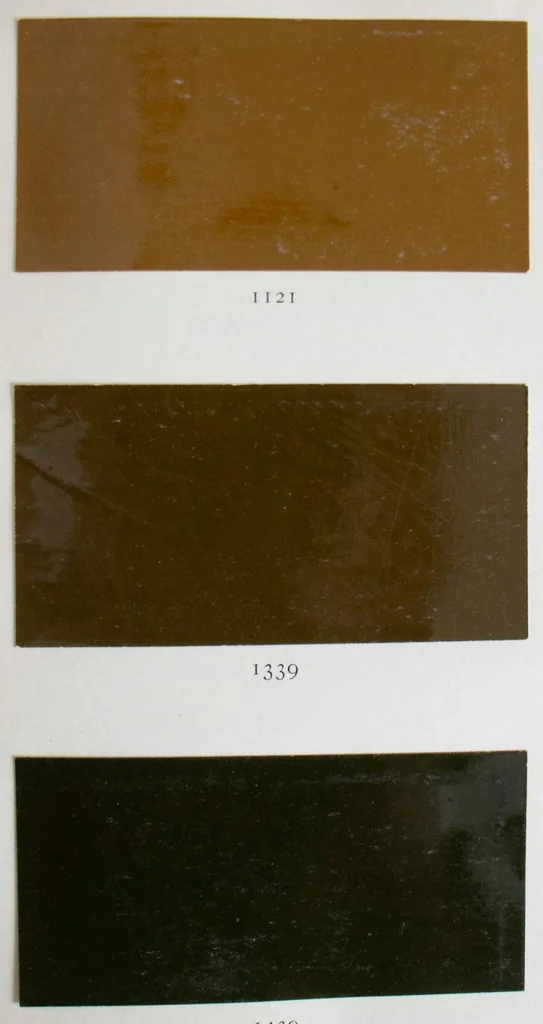 An illustration from Sherwin Williams Catalogue Of Railway Colors, 1887, leaf 44