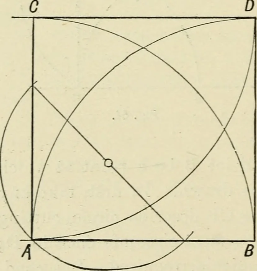 An illustration from Perspective and geometrical drawing : adapted to the use of candidates for second and third-class teachers' certificates, 1887, leaf 111