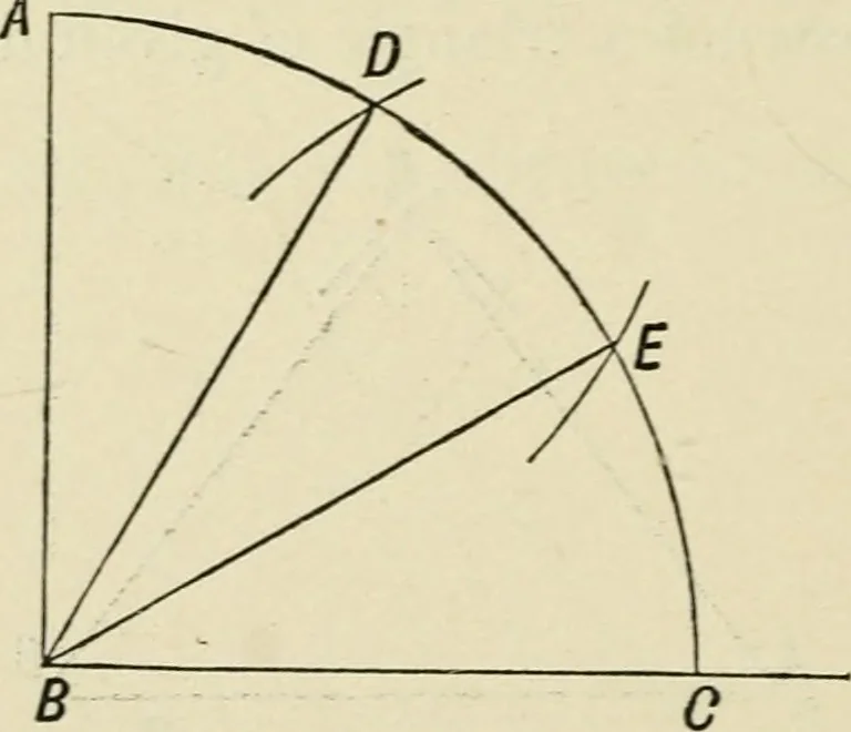 An illustration from Perspective and geometrical drawing : adapted to the use of candidates for second and third-class teachers' certificates, 1887, leaf 115