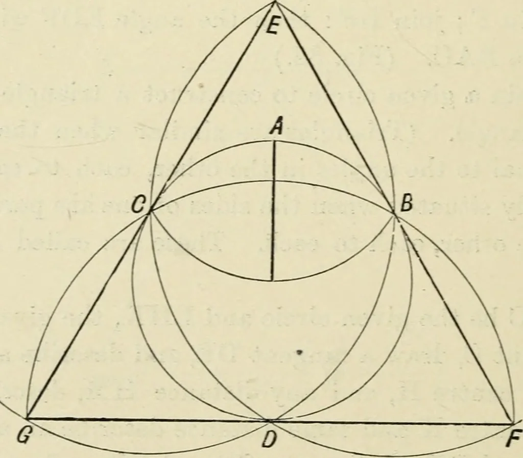 An illustration from Perspective and geometrical drawing : adapted to the use of candidates for second and third-class teachers' certificates, 1887, leaf 121