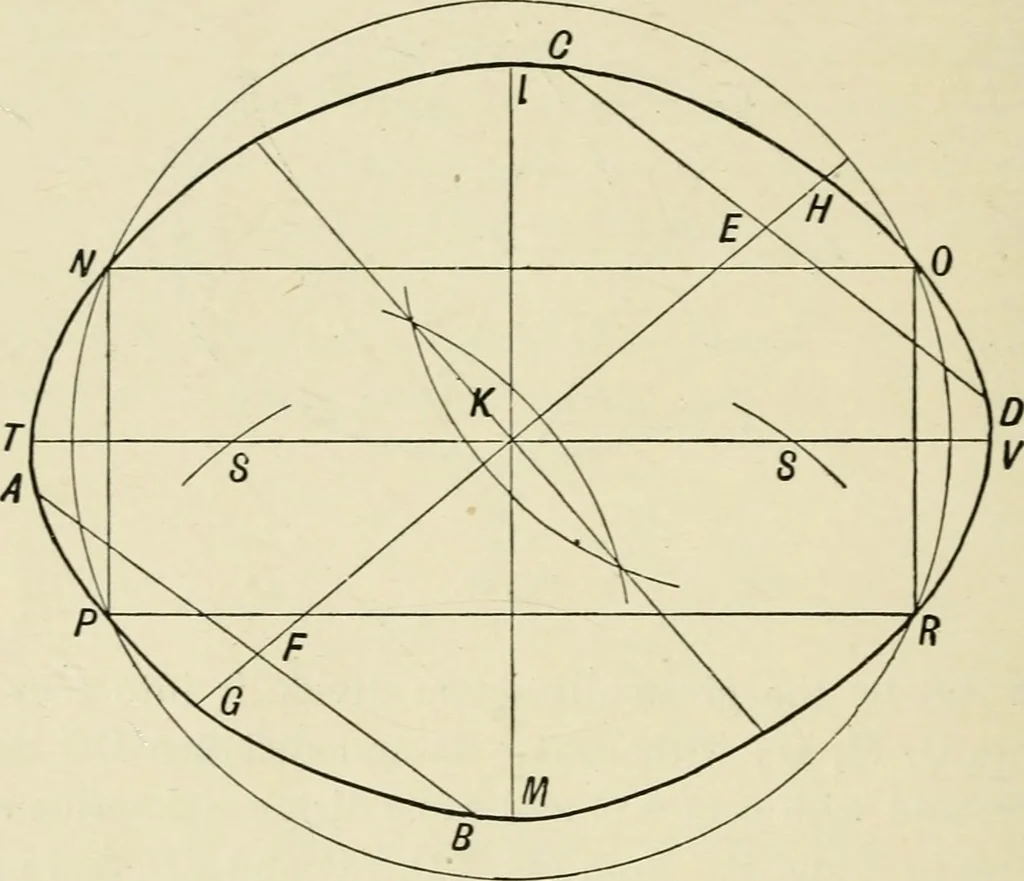 An illustration from Perspective and geometrical drawing : adapted to the use of candidates for second and third-class teachers' certificates, 1887, leaf 131