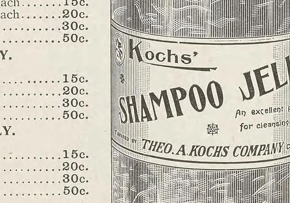 An illustration from 1903 illustrated catalogue : barbers' supplies, patent barbers' chairs, barbers' furniture, 1903, leaf 121