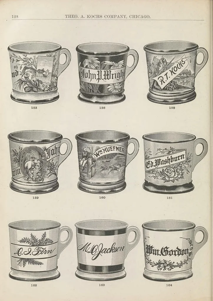 An illustration from 1903 illustrated catalogue : barbers' supplies, patent barbers' chairs, barbers' furniture, 1903, leaf 130